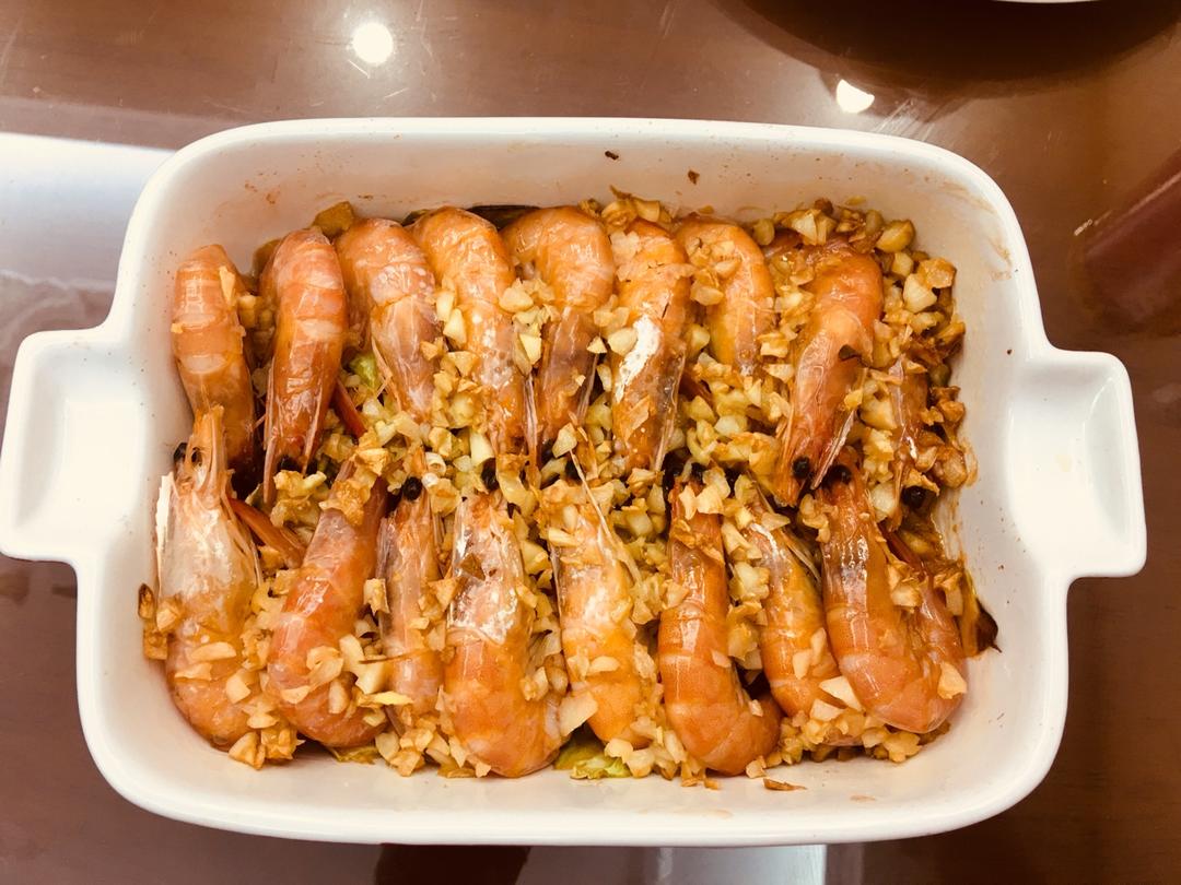 蒜蓉海鲜蔬菜大咖