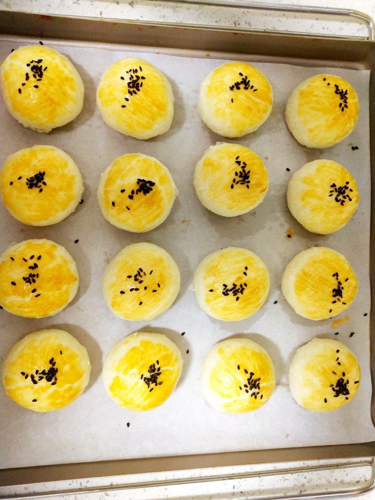 椒盐酥饼（自制椒盐芝麻馅）