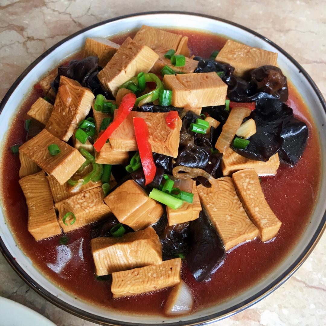 豆腐干木耳