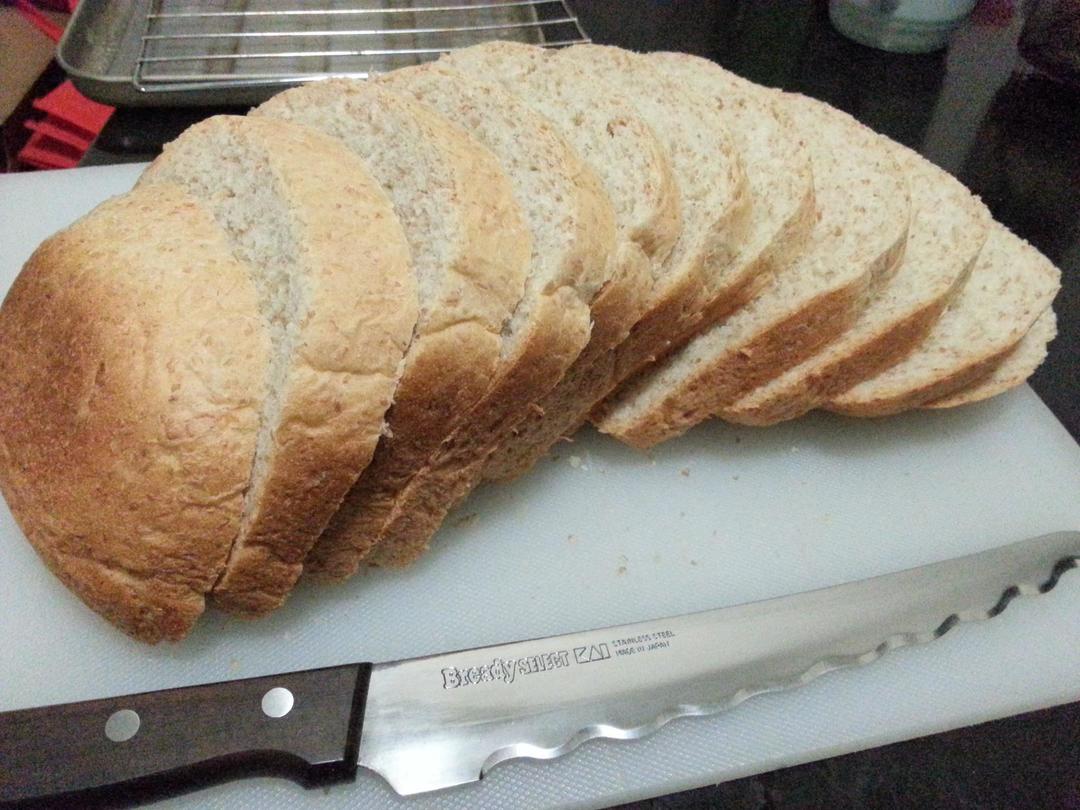 33%全麦吐司（松下bmt系列面包机）的做法