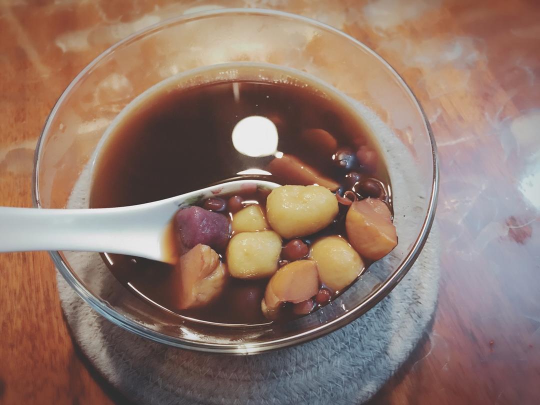 芋圆红豆汤