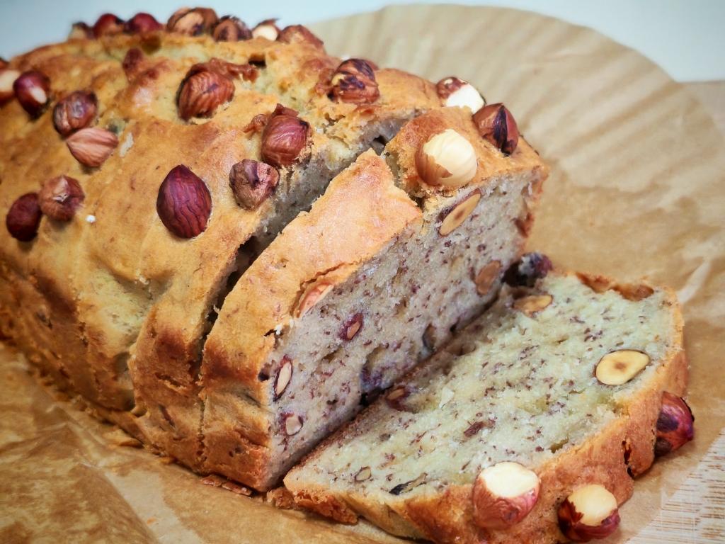 低糖低油也上头！这款🍌香蕉坚果磅蛋糕🍞太香了～