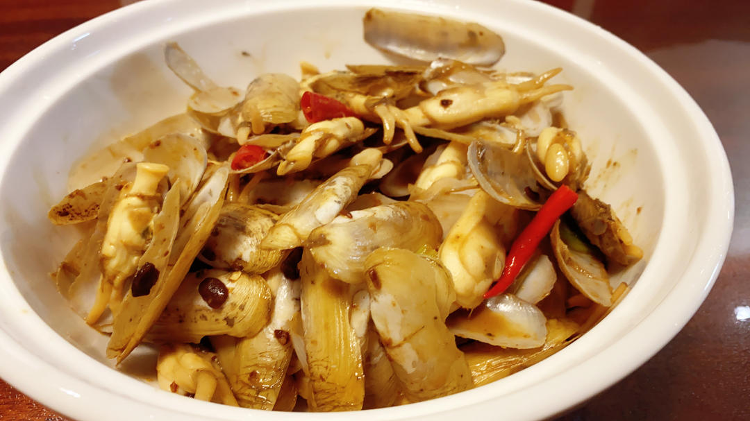 绝味爆炒蛏子（好吃到流泪）