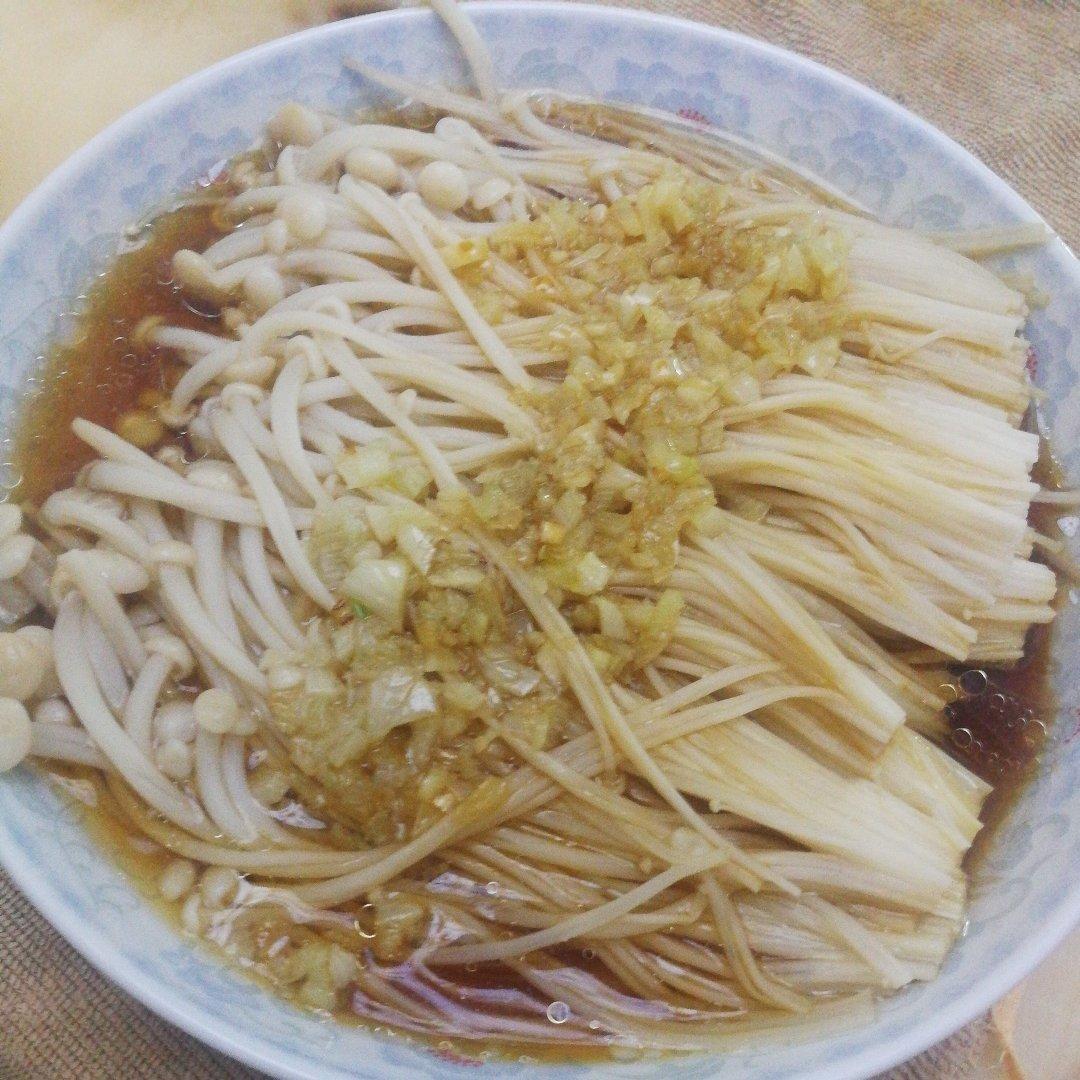 蒜蓉蒸金针菇