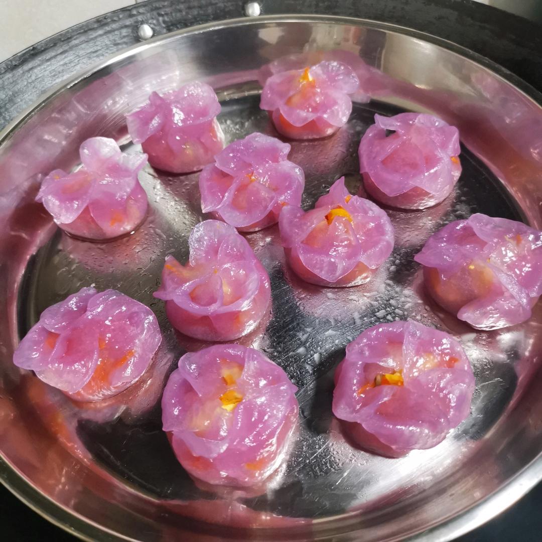 水晶饺子 花开富贵
