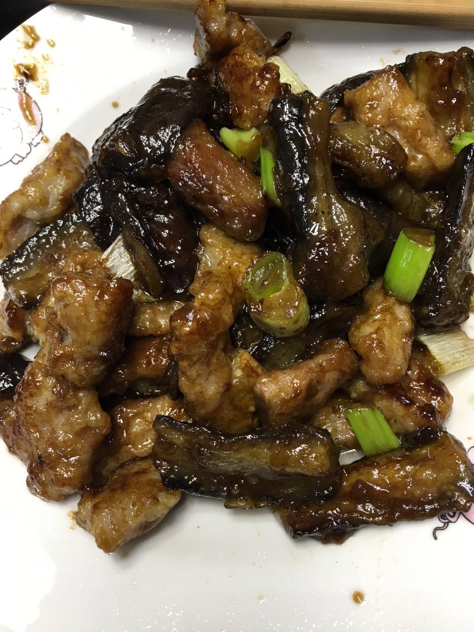 溜肉段烧茄子（东北硬菜呀哈哈）