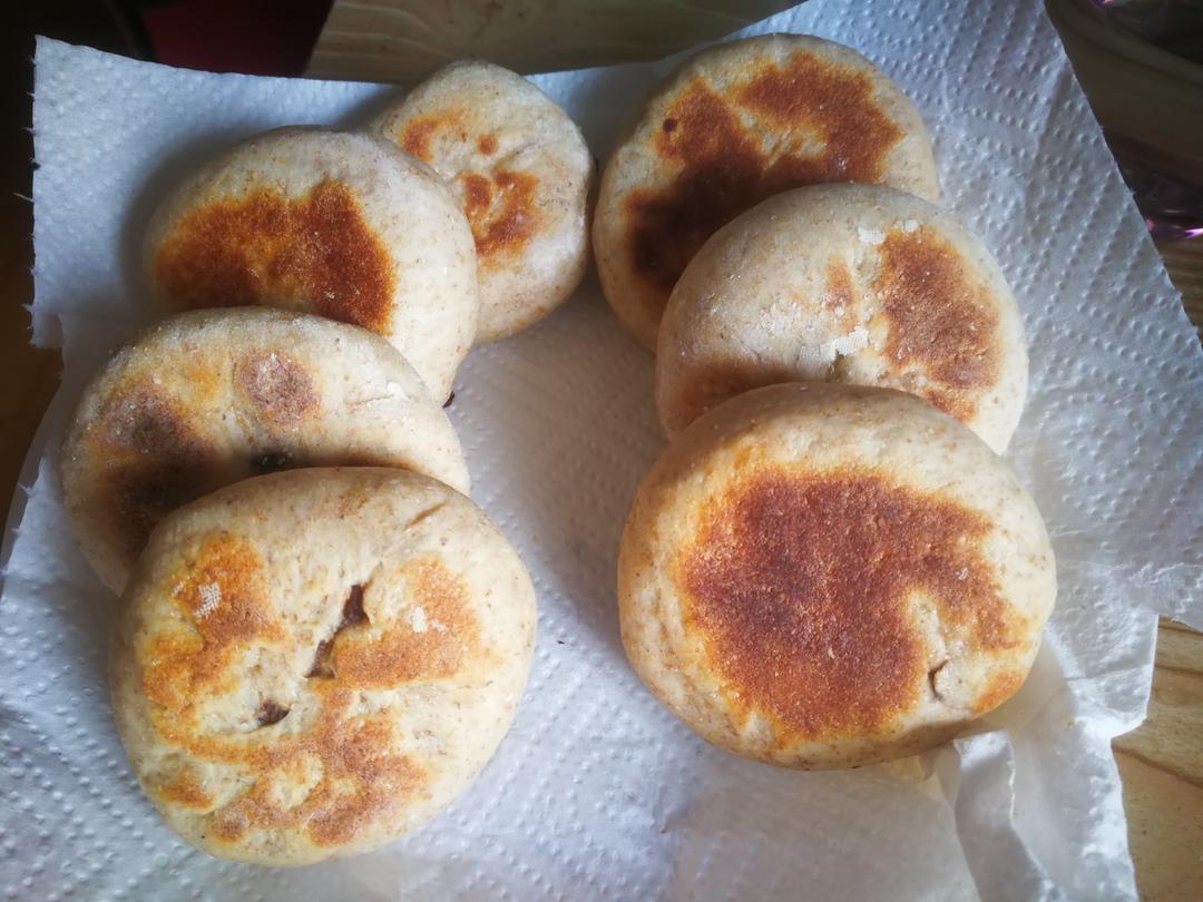 无油豆沙烙饼