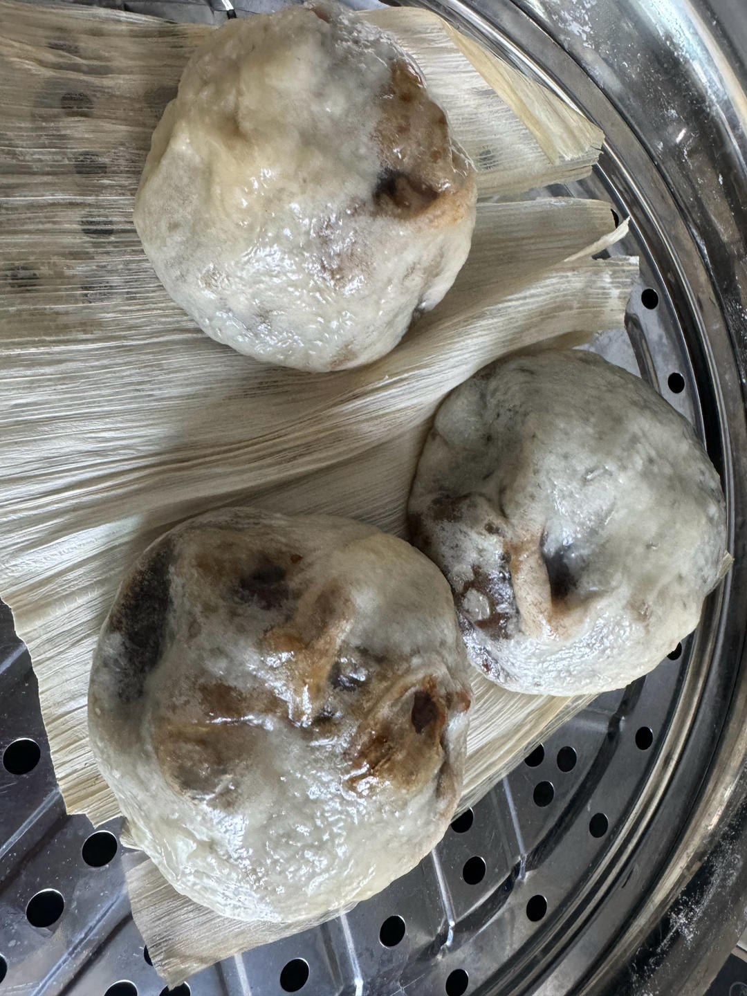 超好吃有豆豆的豆沙包，一次发酵（红豆包）