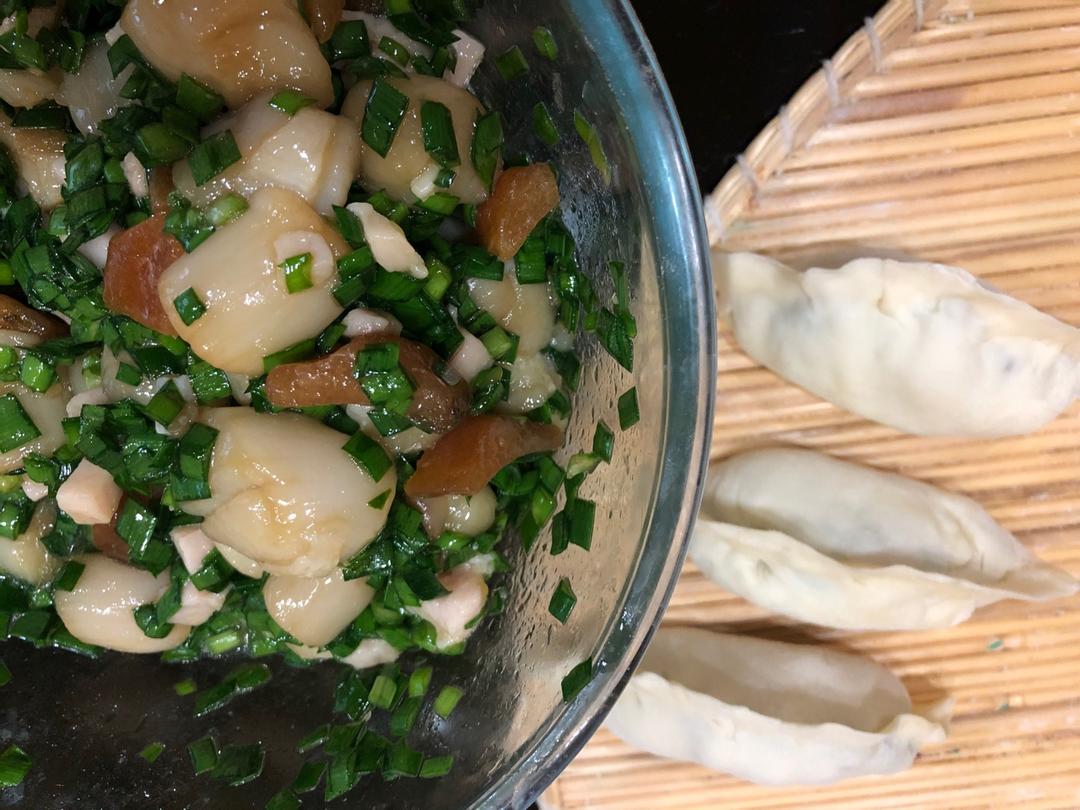 鱼籽猪肉饺子
