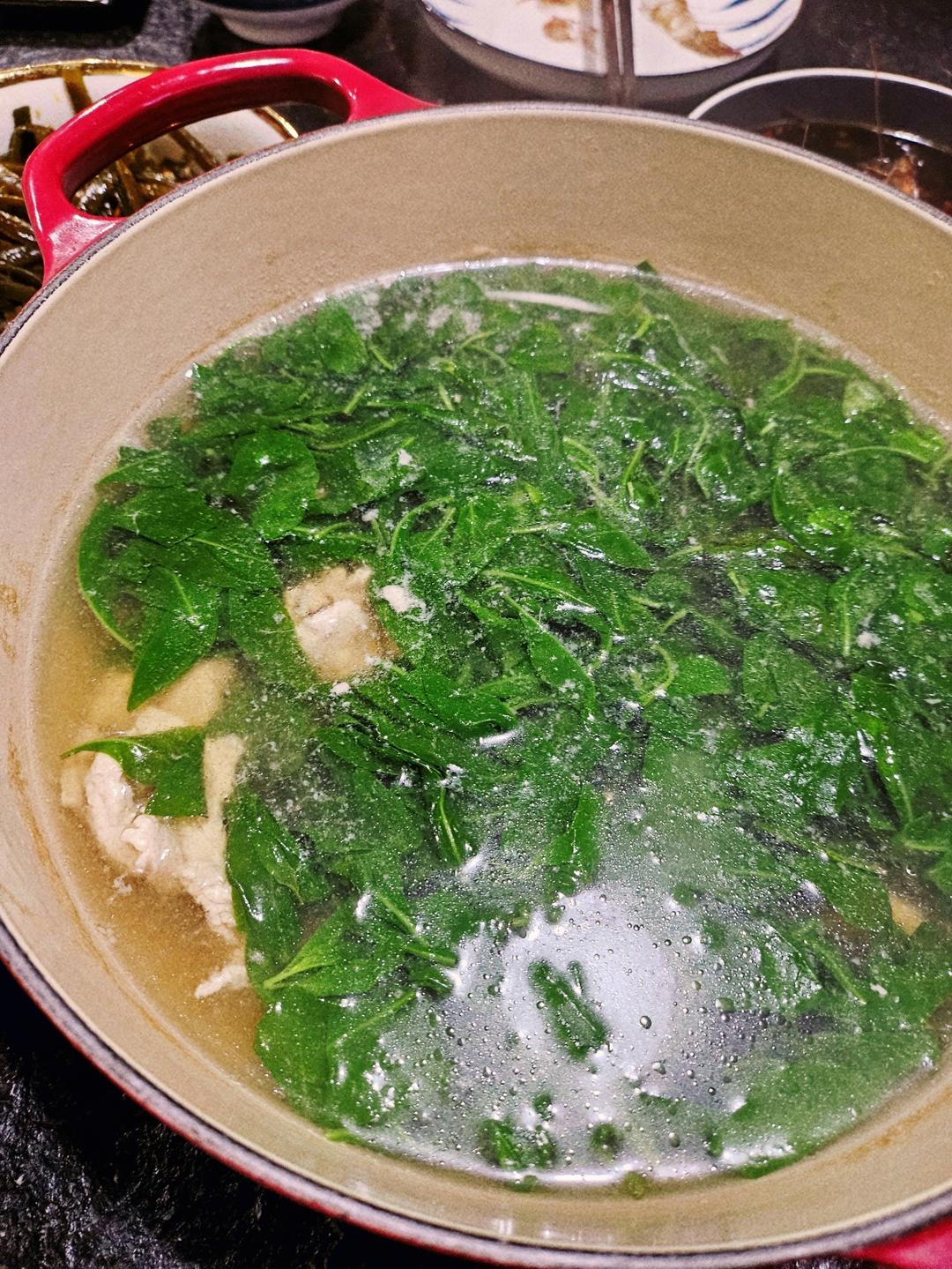 枸杞叶•瘦肉汤