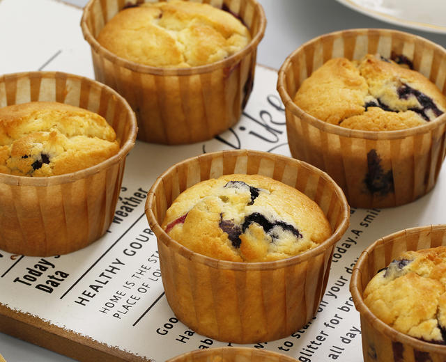 蓝莓玛芬蛋糕的做法