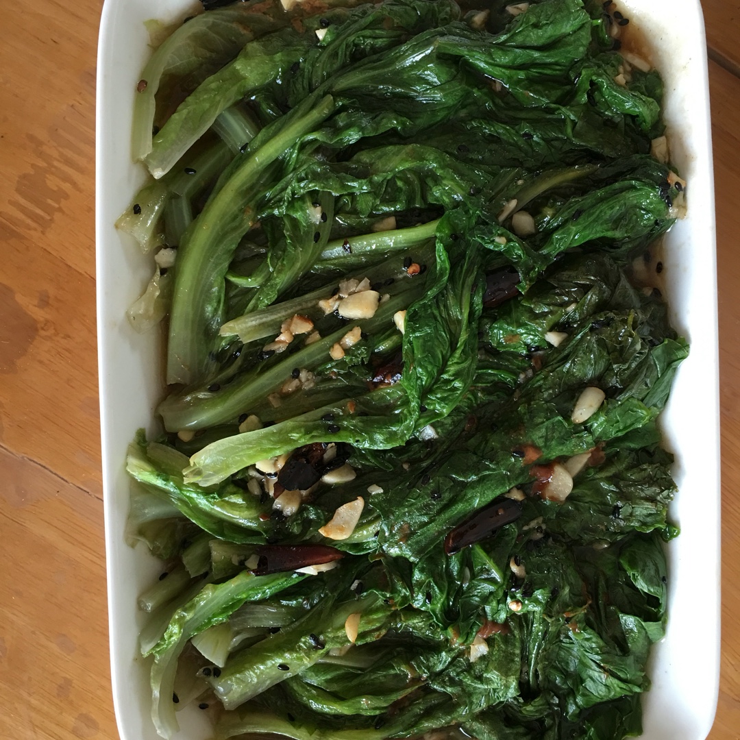 耗油芝麻酱茼蒿