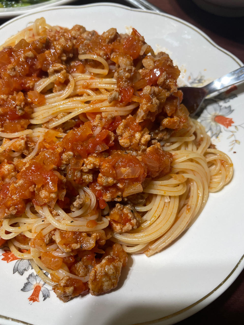（完胜必胜客的）番茄肉酱意大利面～