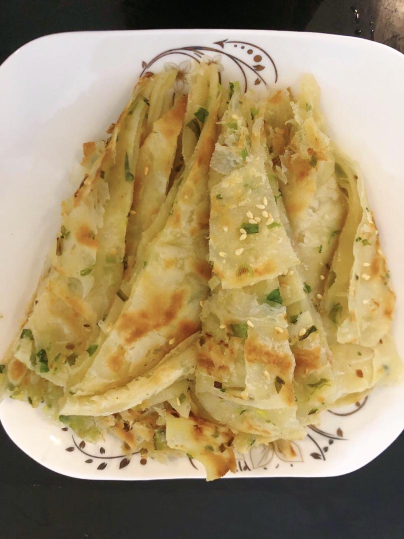 外酥内软千层葱花饼