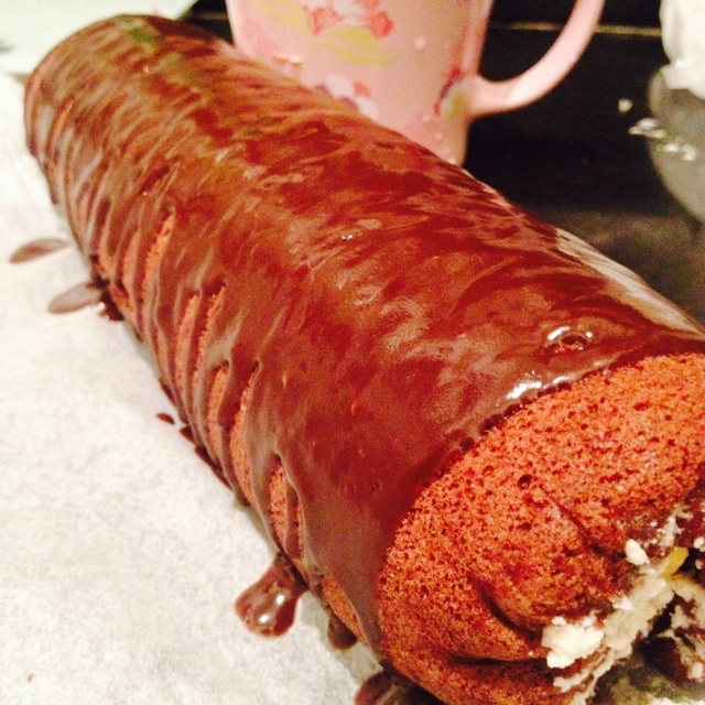 超简单·巧克力蛋糕卷