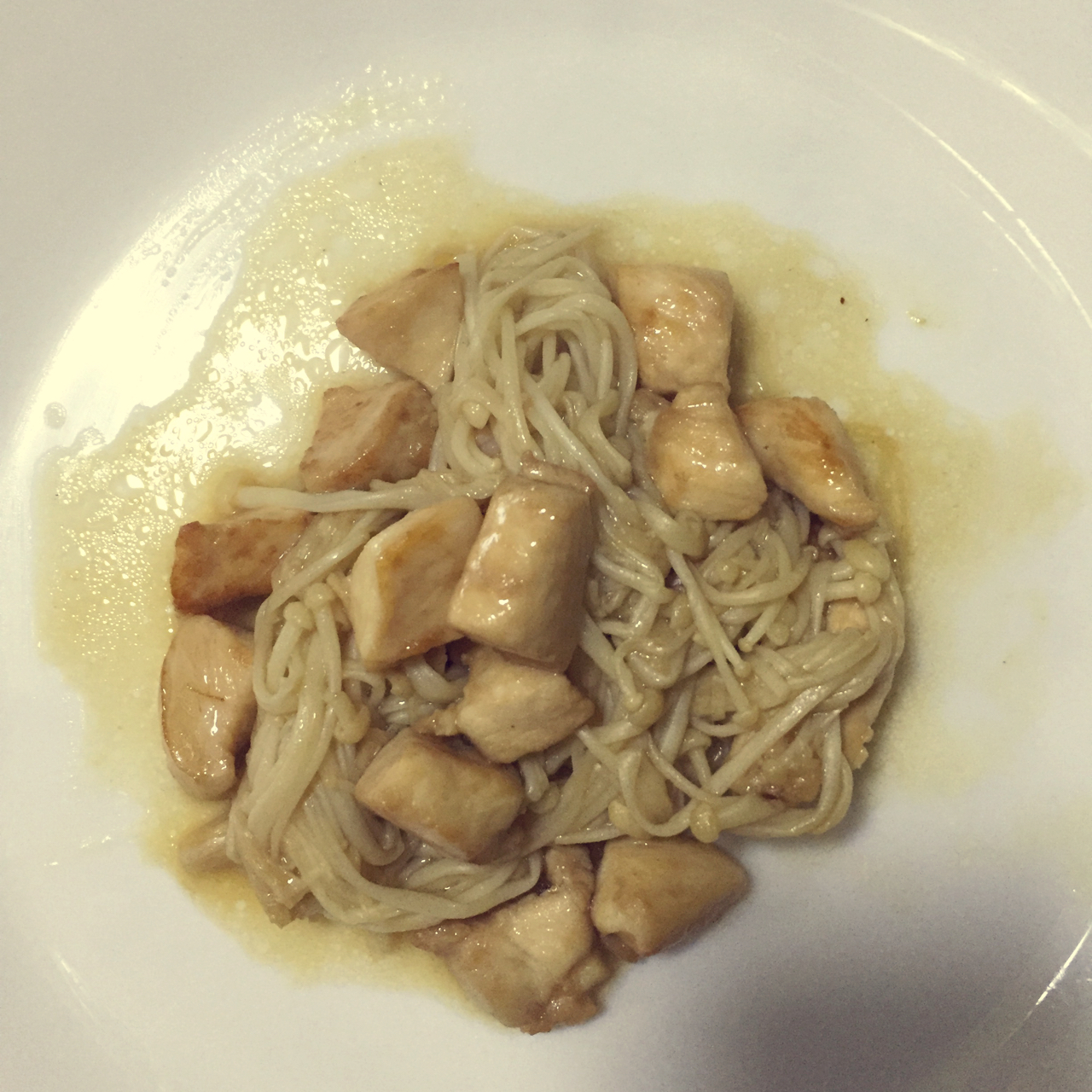 金针菇炒肉丝