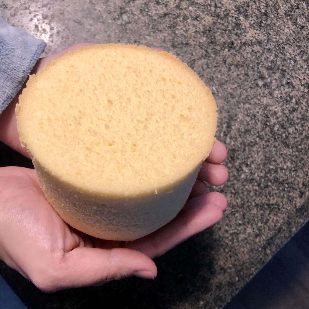 零失败6寸戚风蛋糕（十分钟制作，合适新手宝宝）