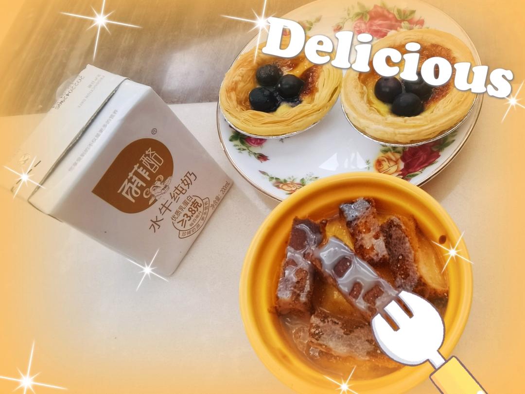 巨简单的早餐吐司布丁，出炉就能干掉一碗，早餐吃它绝了