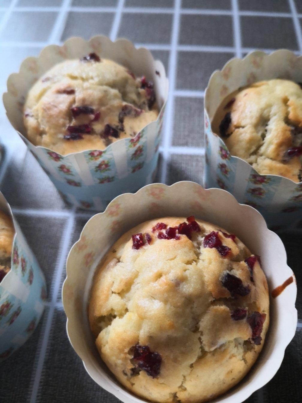 少女心的香蕉蔓越莓玛芬