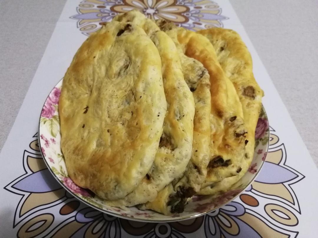 梅干菜鲜肉锅盔