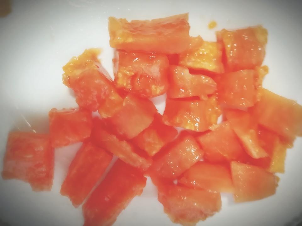 木瓜牛奶燕窝的做法 步骤3