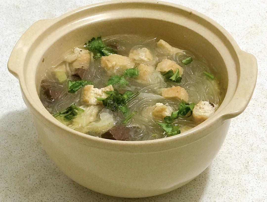 快手鸭血粉丝汤