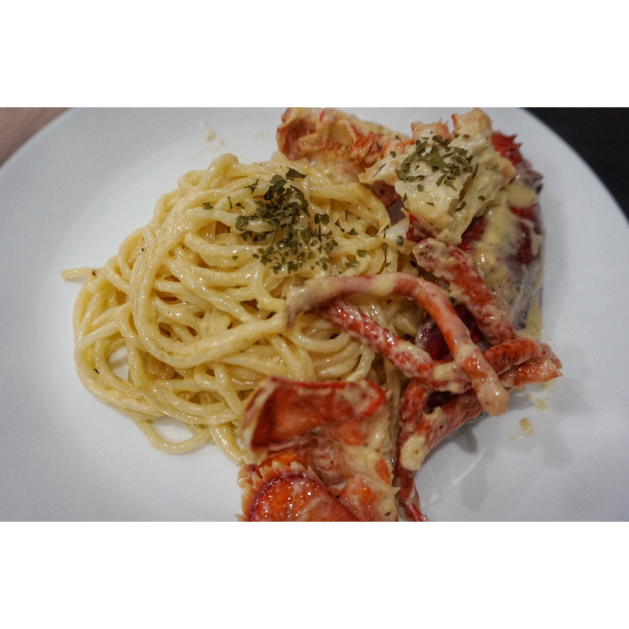 龙虾奶油意大利面菜谱
Lobster Cheese Sauce Pasta Recipe