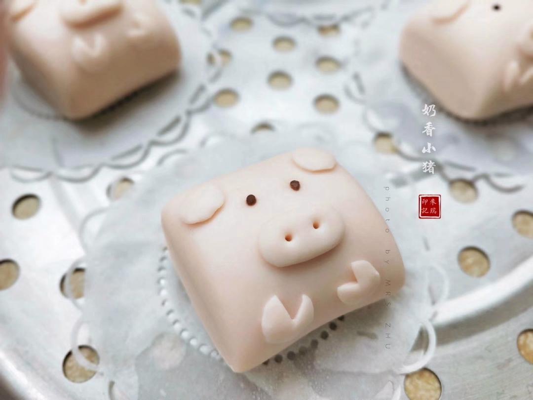 卡通刀切馒头系列之——奶香小猪