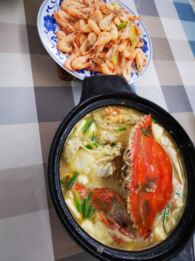 蟹煲豆腐