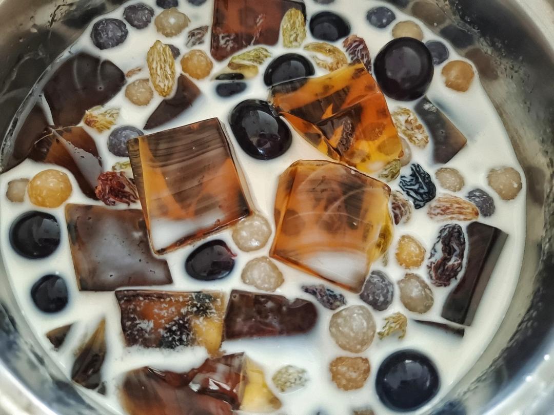 茉莉菊花冻~白凉粉版