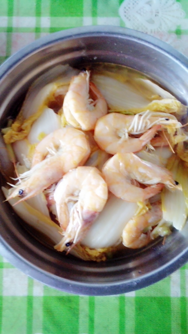 娃娃菜虾干汤