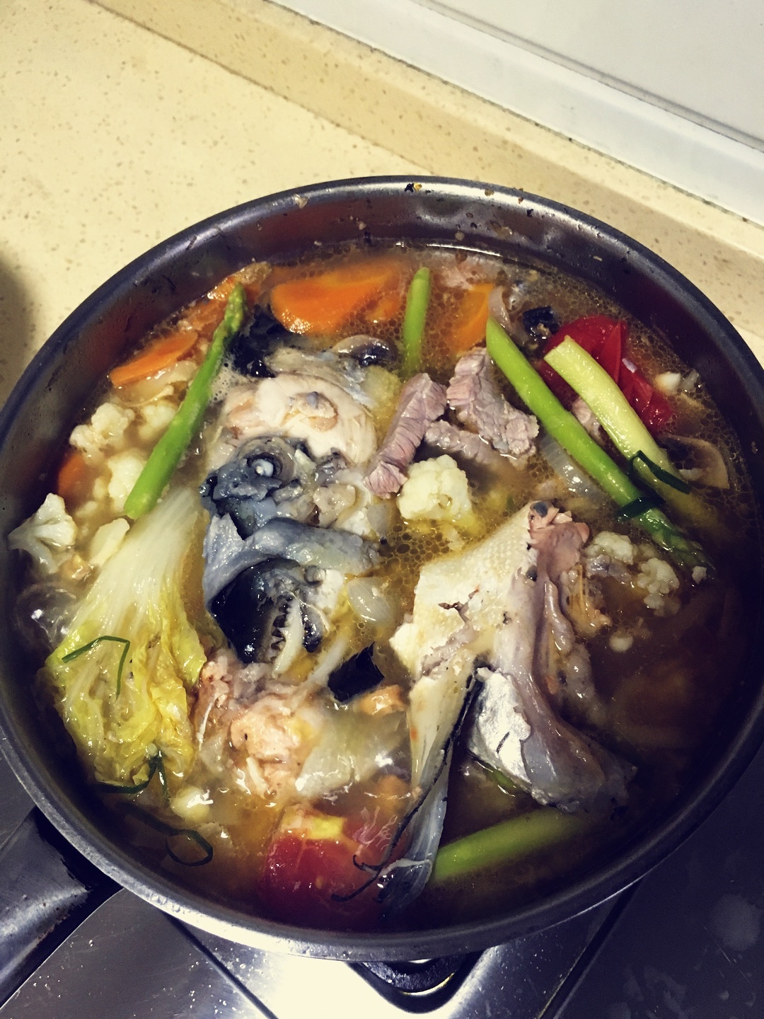 三文鱼焖锅的做法