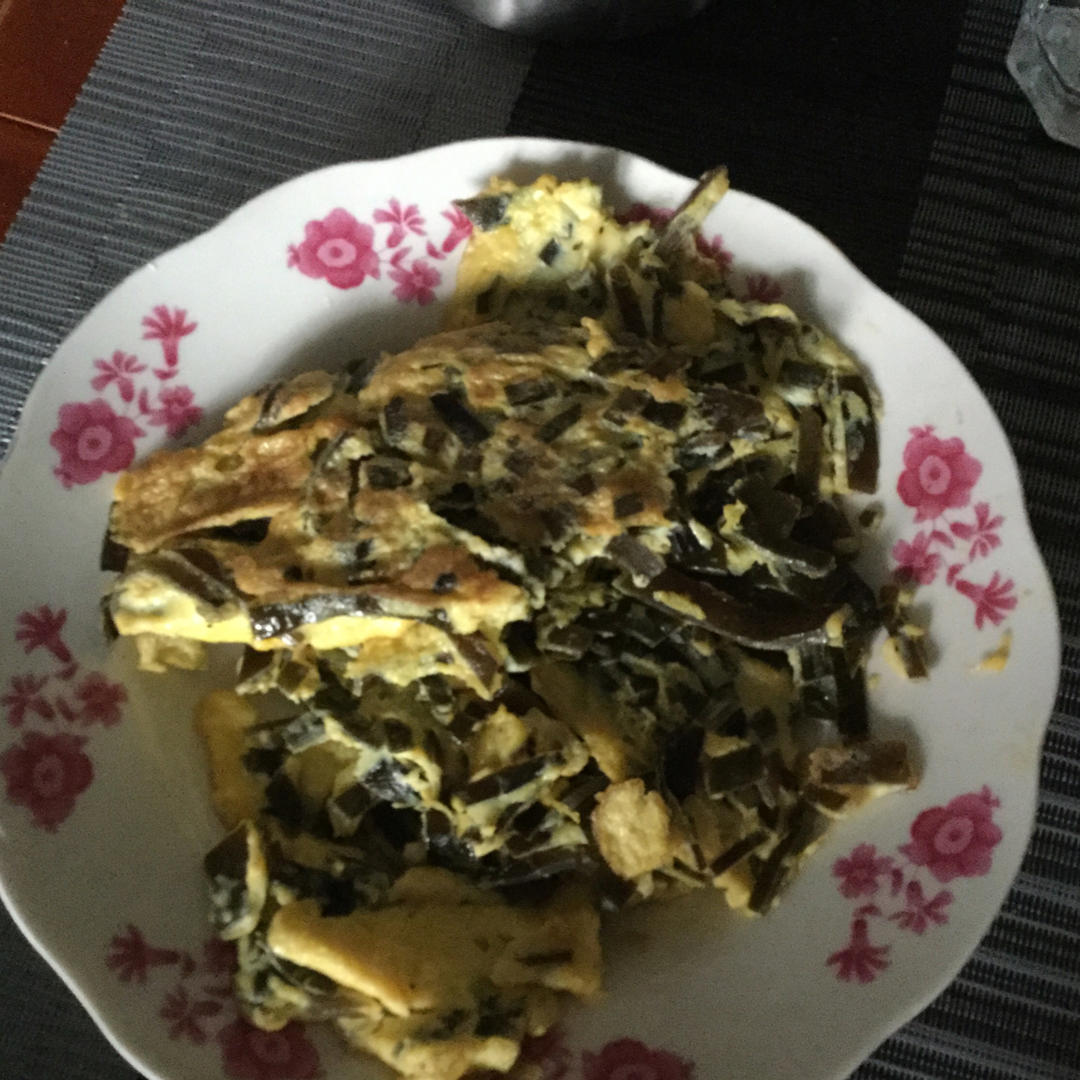 孕妈妈最爱之海带鸡蛋饼