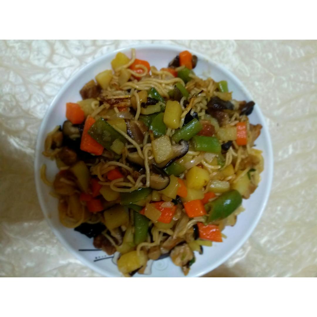 豆角焖面