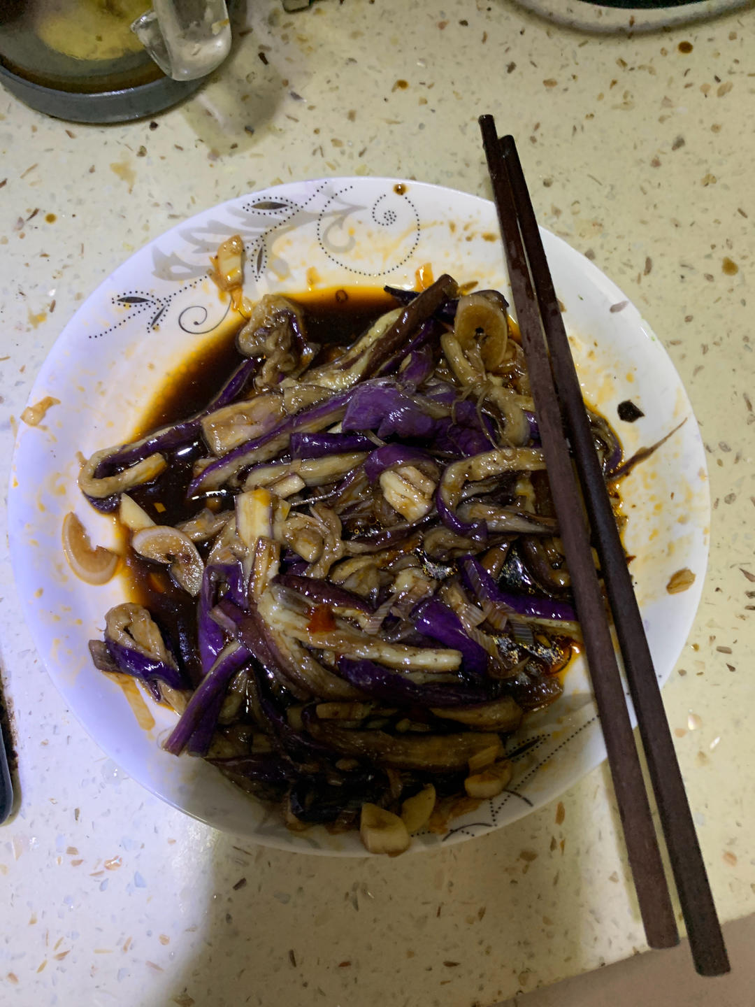 蒜泥茄子（蒸）