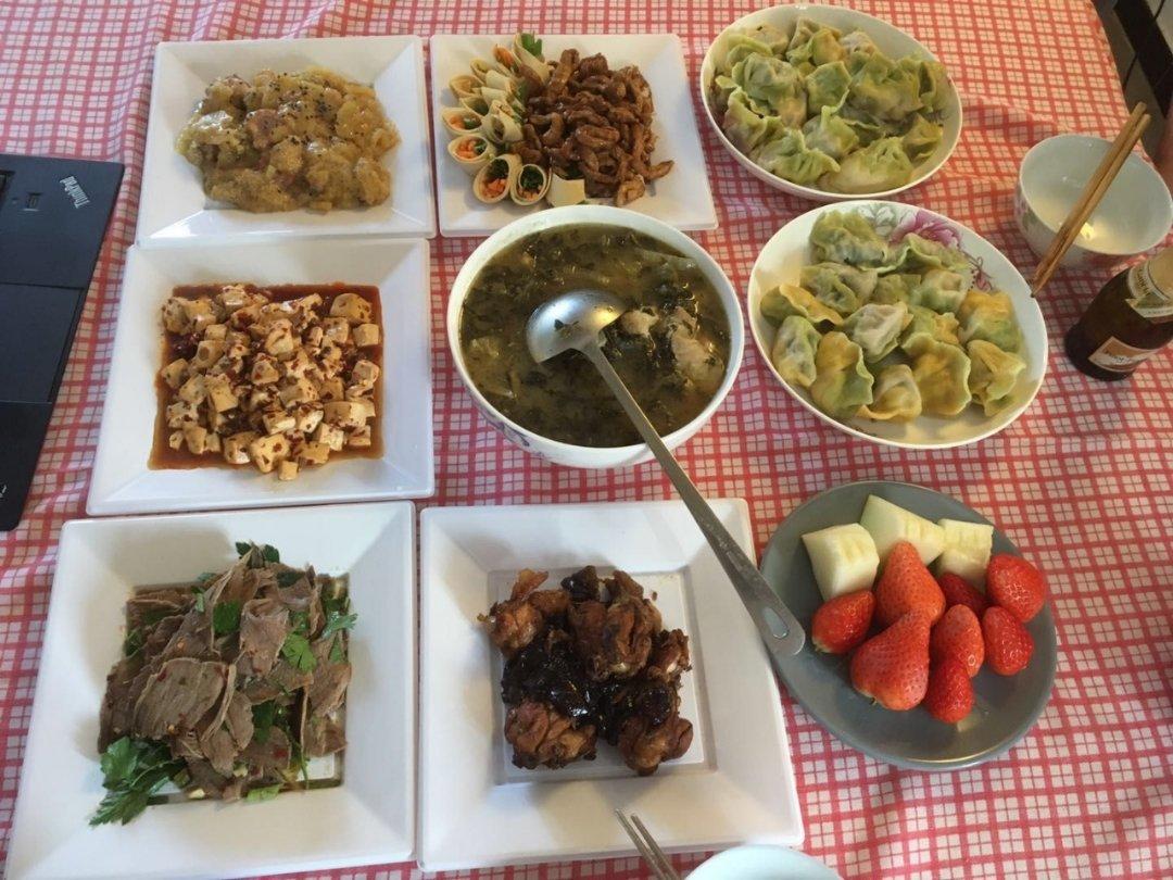 三色（意大利国旗）水饺