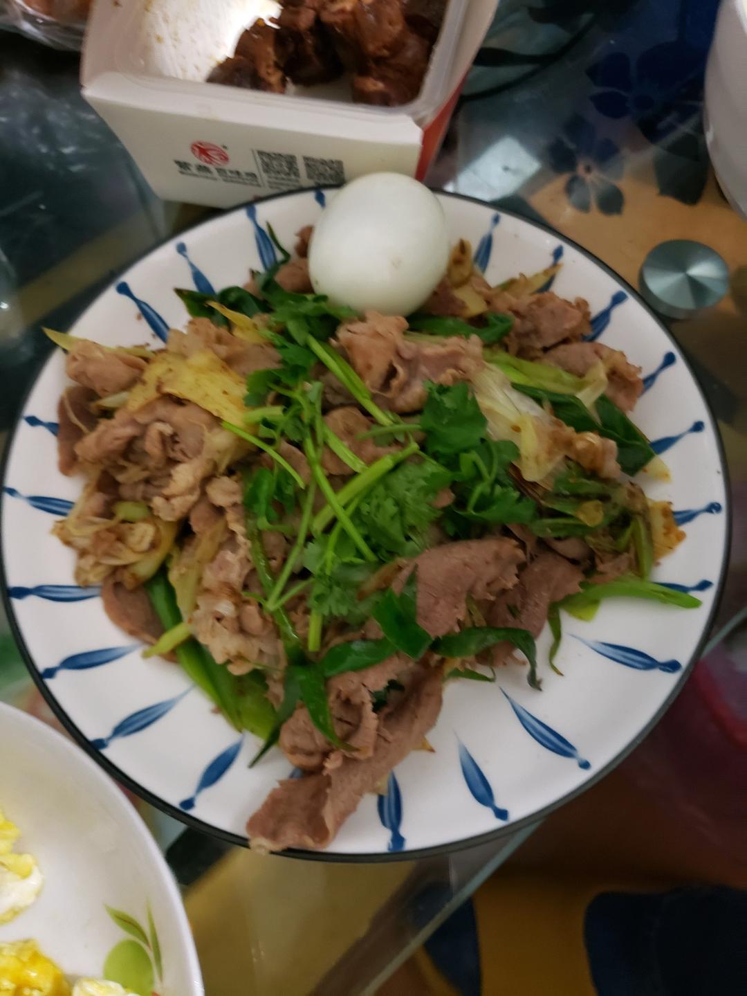 爆炒羊肉卷