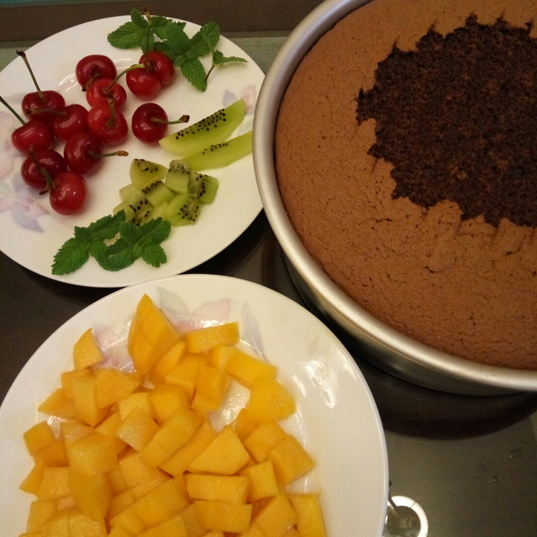 不消泡的巧克力戚风