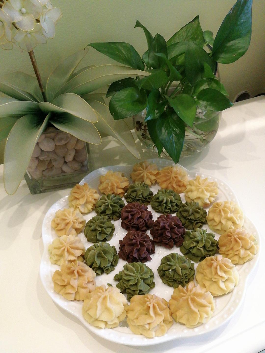 零失败花纹超级立体的黄油曲奇