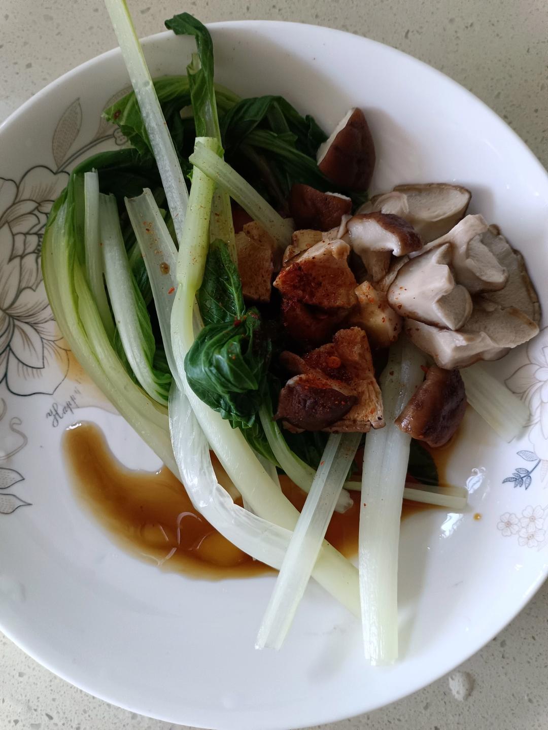 金针菇拌菠菜