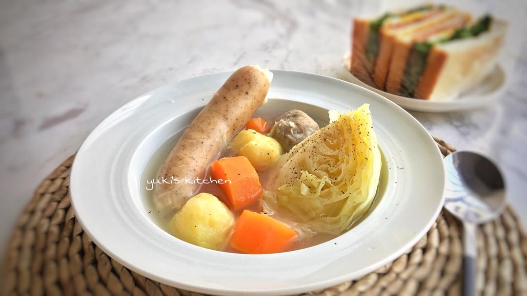 「问题餐厅」鲜甜蔬菜汤・ポトフ