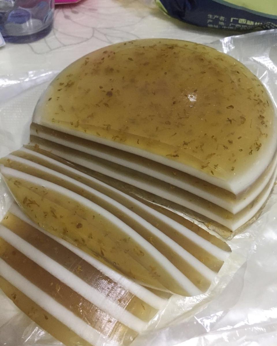 桂花椰汁千层糕(马蹄糕)