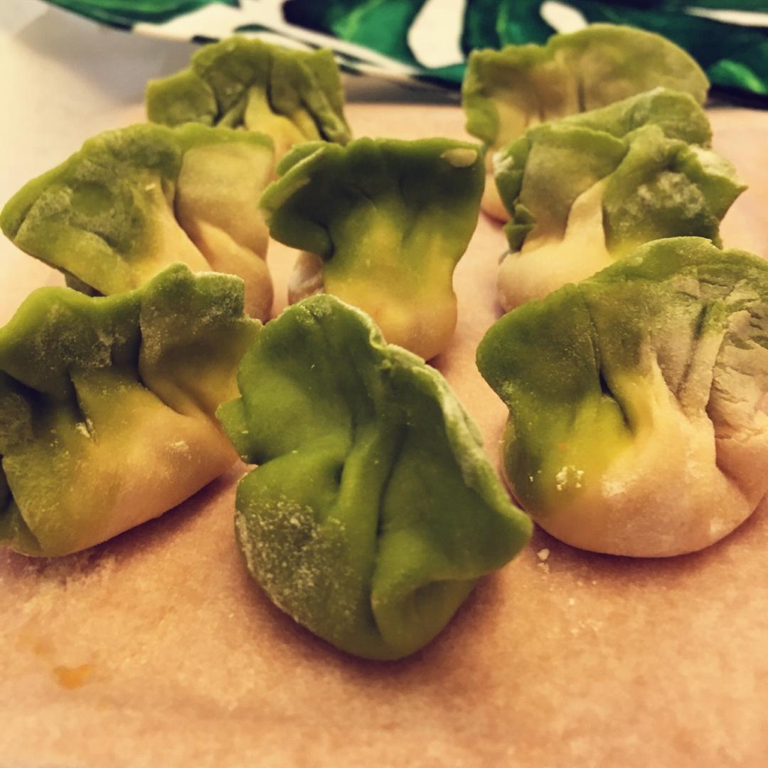 翡翠白玉饺子、白菜（百财）水饺、钱袋💰水饺、