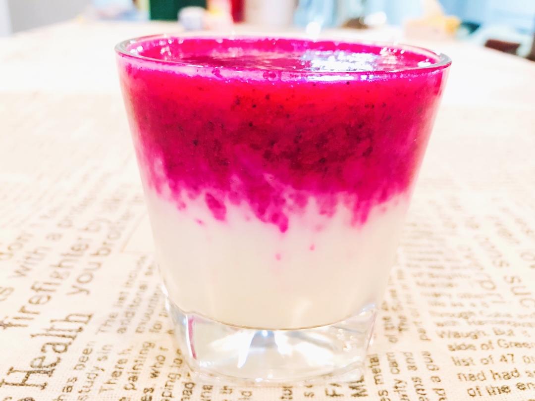 酸酪火龙果（分奶昔和沙冰版）