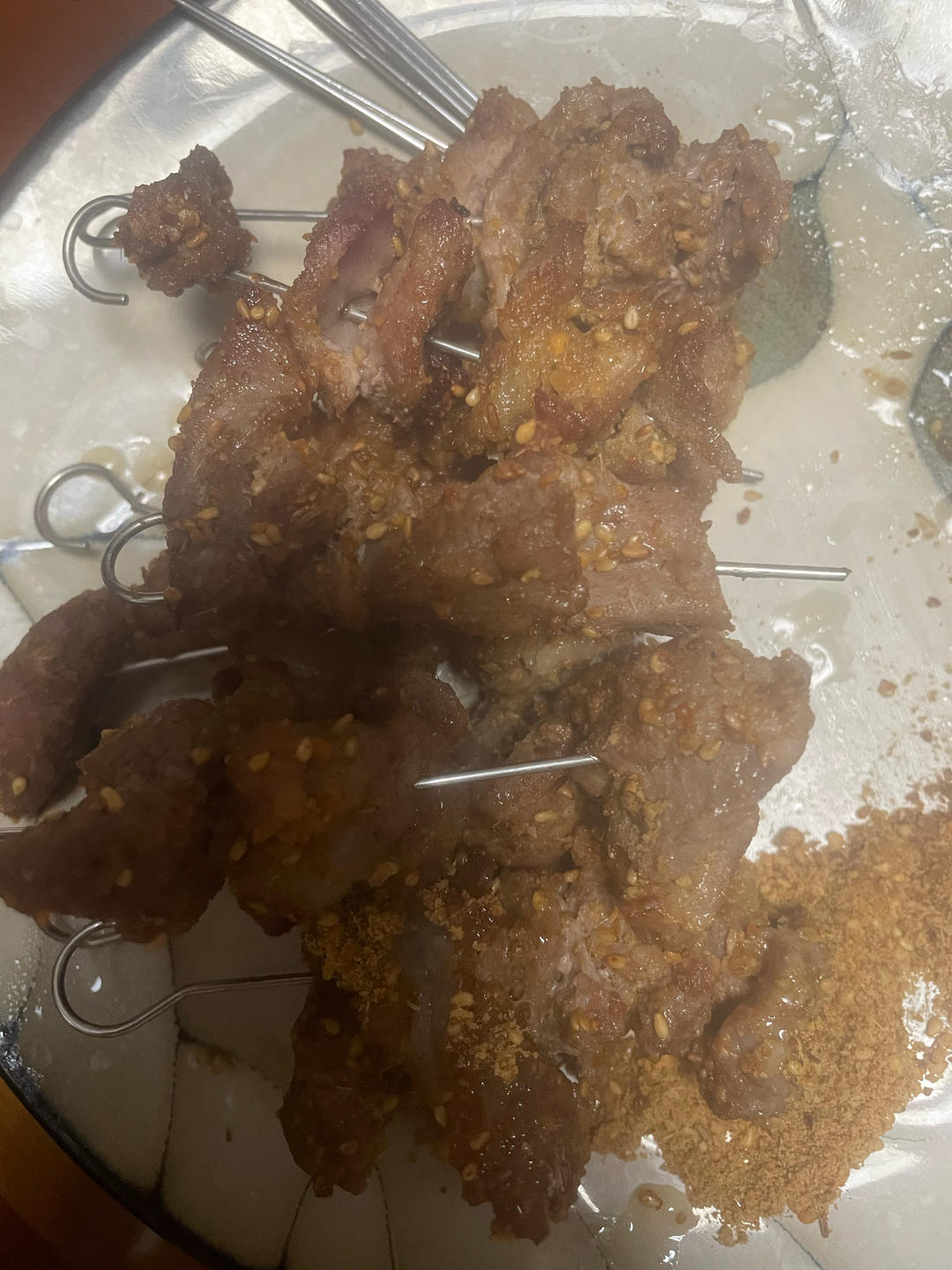 空气炸锅之羊肉串