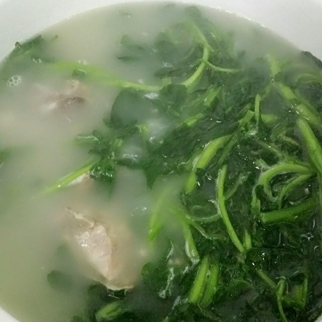 西洋菜咸骨（烧骨）汤