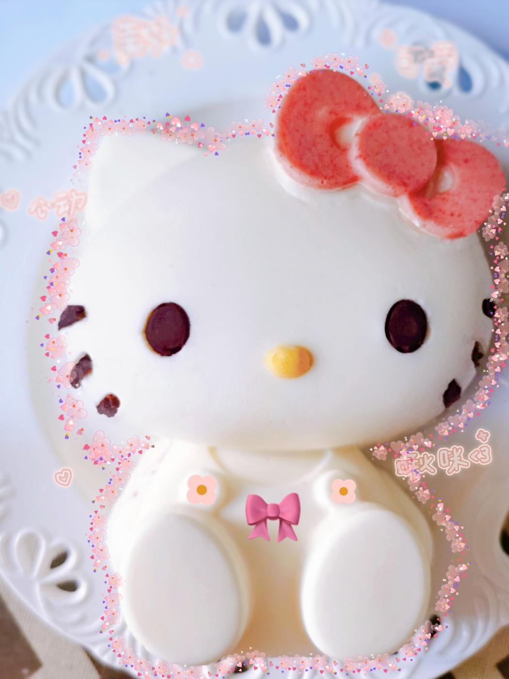 Hello kitty慕斯蛋糕的做法