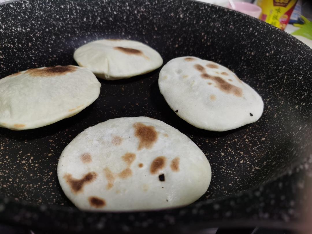 无油高萌气球饼~Roti，Phulka印度薄饼，中式单饼