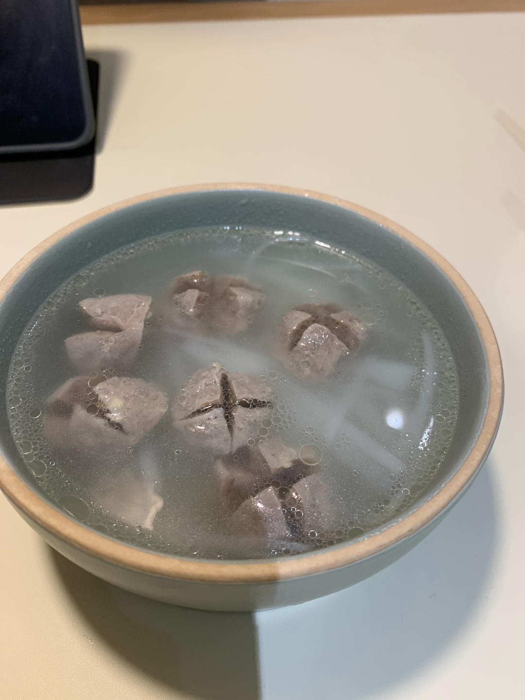 一碗清甜鲜美的萝卜丝肉丸汤