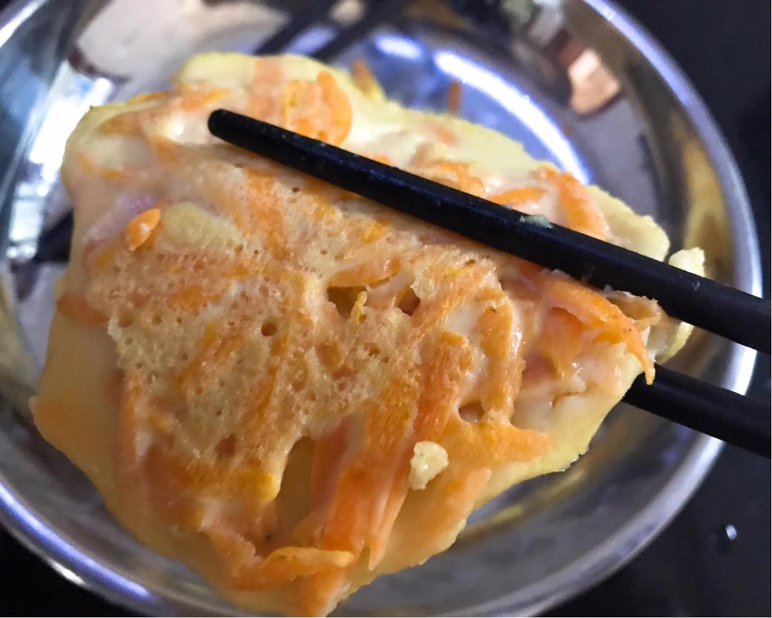 胡萝卜鸡蛋饼